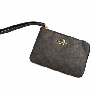 Brown and Black Wristlet